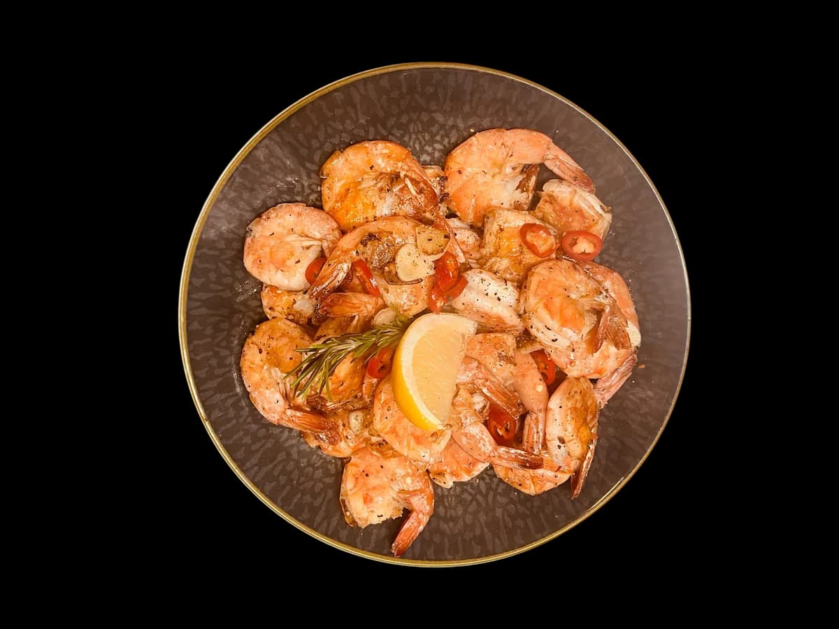 Gambas aus der Pavillon Küche