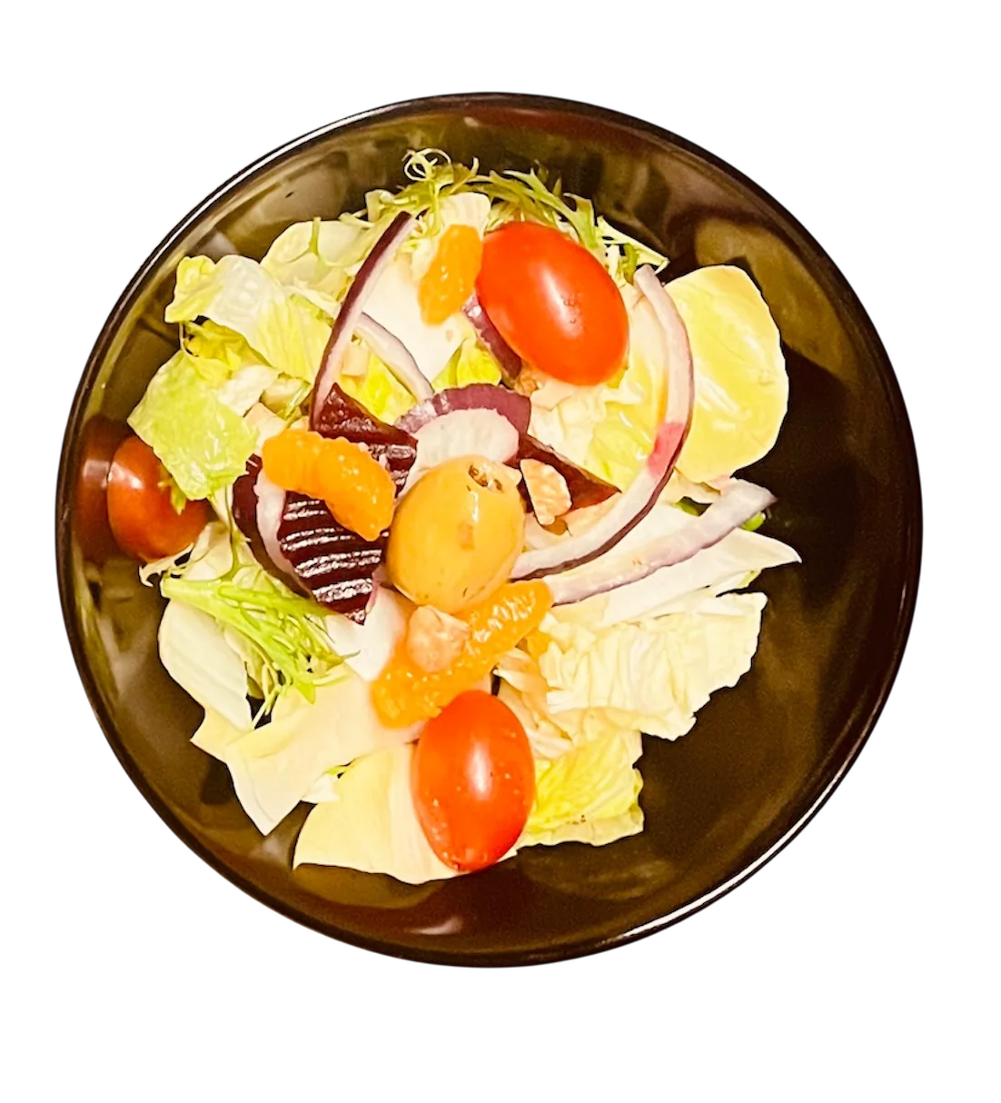 Kleiner Beilagensalat im Pavillon